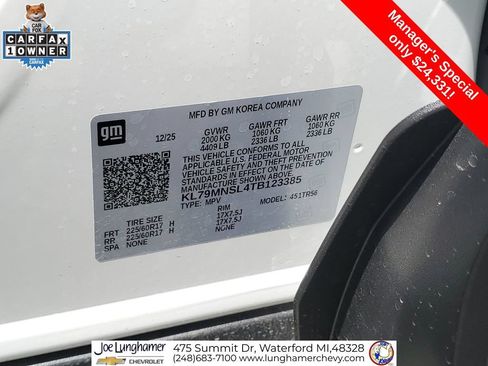 Certified 2026 Chevrolet TrailBlazer LS w/ LS Convenience Package AWD/4WD image 33