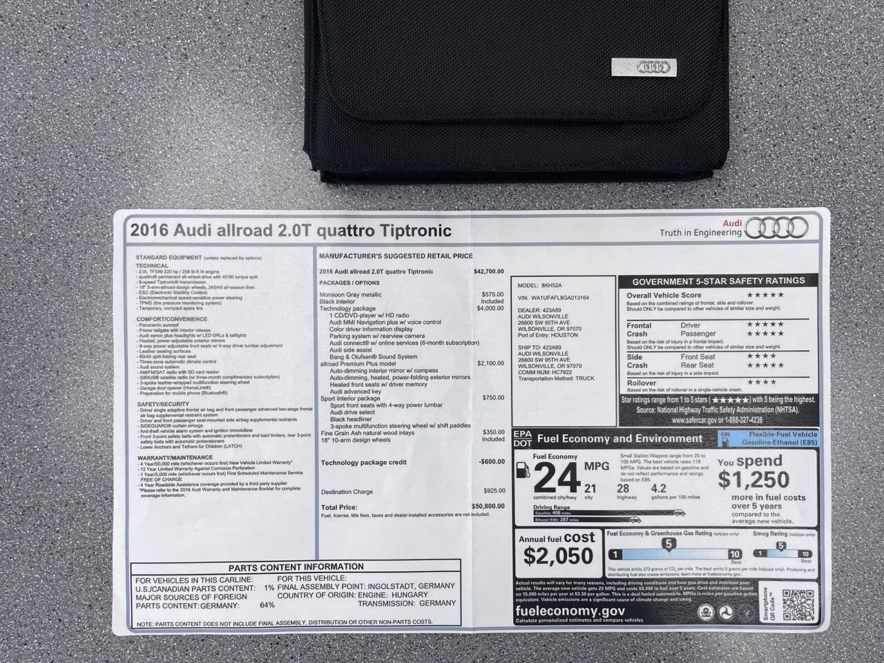 Used 2016 Audi A4 Premium Plus AWD/4WD image 4