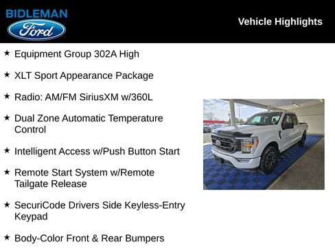 Used 2021 Ford F150 XLT w/ Equipment Group 302A High image 8