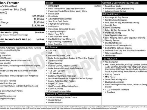 Used 2022 Subaru Forester w/ Popular Package #1 AWD/4WD image 14