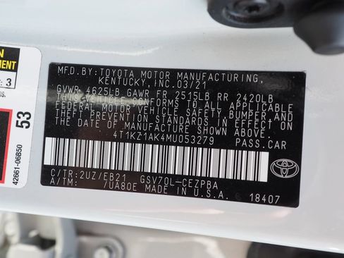 Used 2021 Toyota Camry TRD FWD image 30