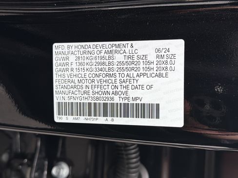 Used 2025 Honda Pilot Touring image 37