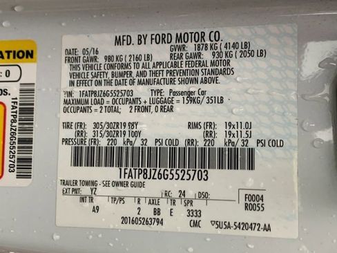 Used 2016 Ford Mustang Shelby GT350R w/ GT350R Equipment Group 920A image 39