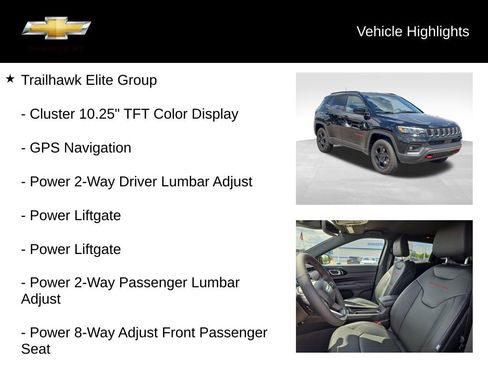 Used 2024 Jeep Compass Trailhawk w/ Trailhawk Elite Group AWD/4WD image 18