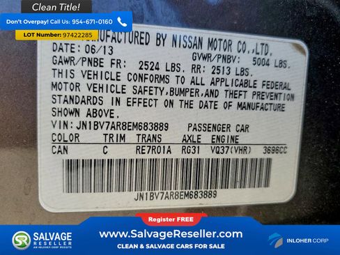 Used 2014 INFINITI Q50 Premium image 16