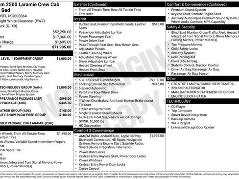 Used 2019 RAM 2500 Laramie AWD/4WD image 14