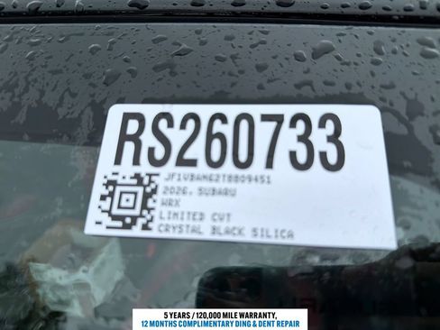 New 2026 Subaru WRX Limited AWD/4WD image 12