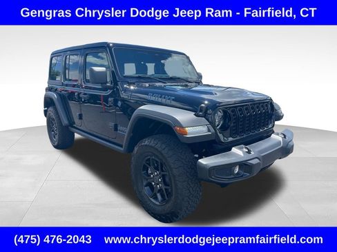 Certified 2025 Jeep Wrangler Unlimited Sport S 4xe AWD/4WD image 1