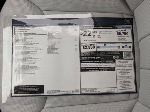 New 2026 Land Rover Range Rover Sport SE image 19