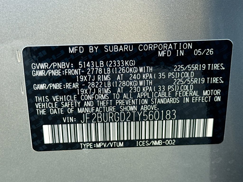 New 2026 Subaru Outback Limited XT AWD/4WD image 43