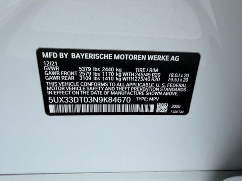 Used 2022 BMW X4 xDrive30i w/ M Sport Package 2 AWD/4WD image 21