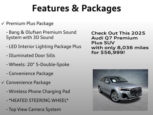 Used 2025 Audi Q7 3.0T Premium Plus image 20