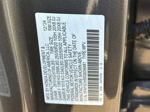 Certified 2025 Honda Pilot Elite image 39