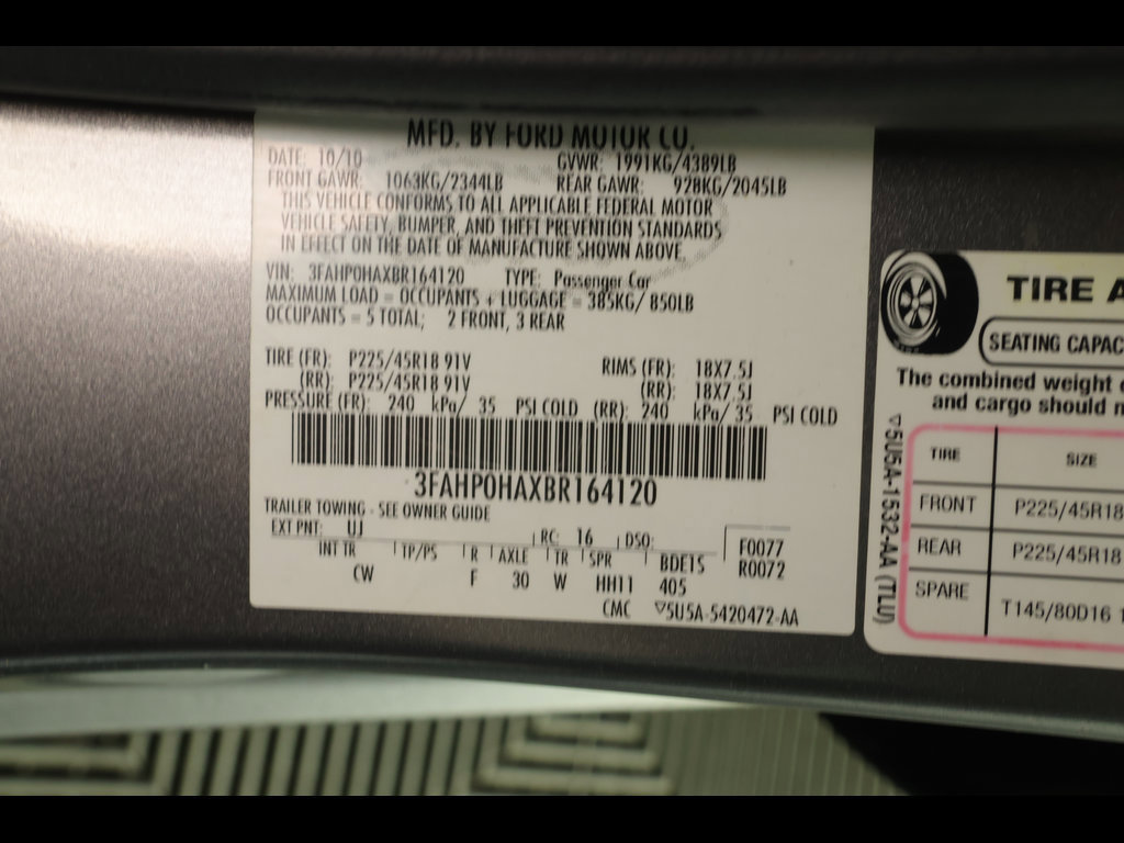 Used 2011 Ford Fusion SE w/ 202A Rapid Spec Order Code FWD image 23