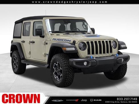 Used 2022 Jeep Wrangler Unlimited Rubicon 4xe w/ Safety Group image 1