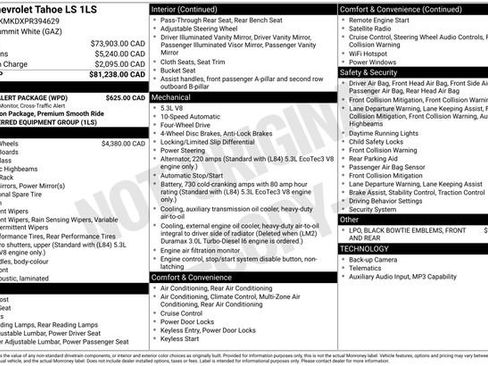 Used 2023 Chevrolet Tahoe LS w/ Driver Alert Package image 19