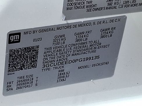 Certified 2023 Chevrolet Silverado 1500 RST AWD/4WD image 38