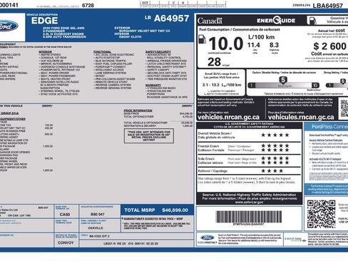 Used 2020 Ford Edge SEL w/ Convenience Package image 12