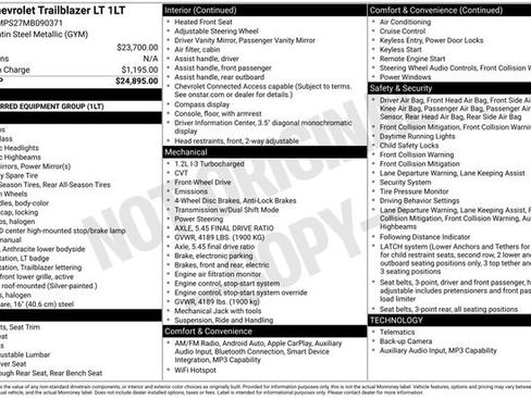 Used 2021 Chevrolet TrailBlazer LT image 7