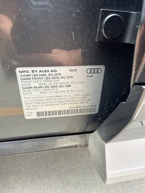 Used 2020 Audi Q5 2.0T Premium Plus w/ Premium Plus Package AWD/4WD image 3