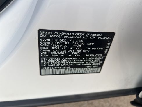 Used 2023 Volkswagen Atlas SE w/ Panoramic Sunroof Package FWD image 29