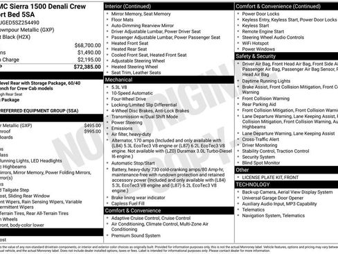 Certified 2025 GMC Sierra 1500 Denali AWD/4WD image 1