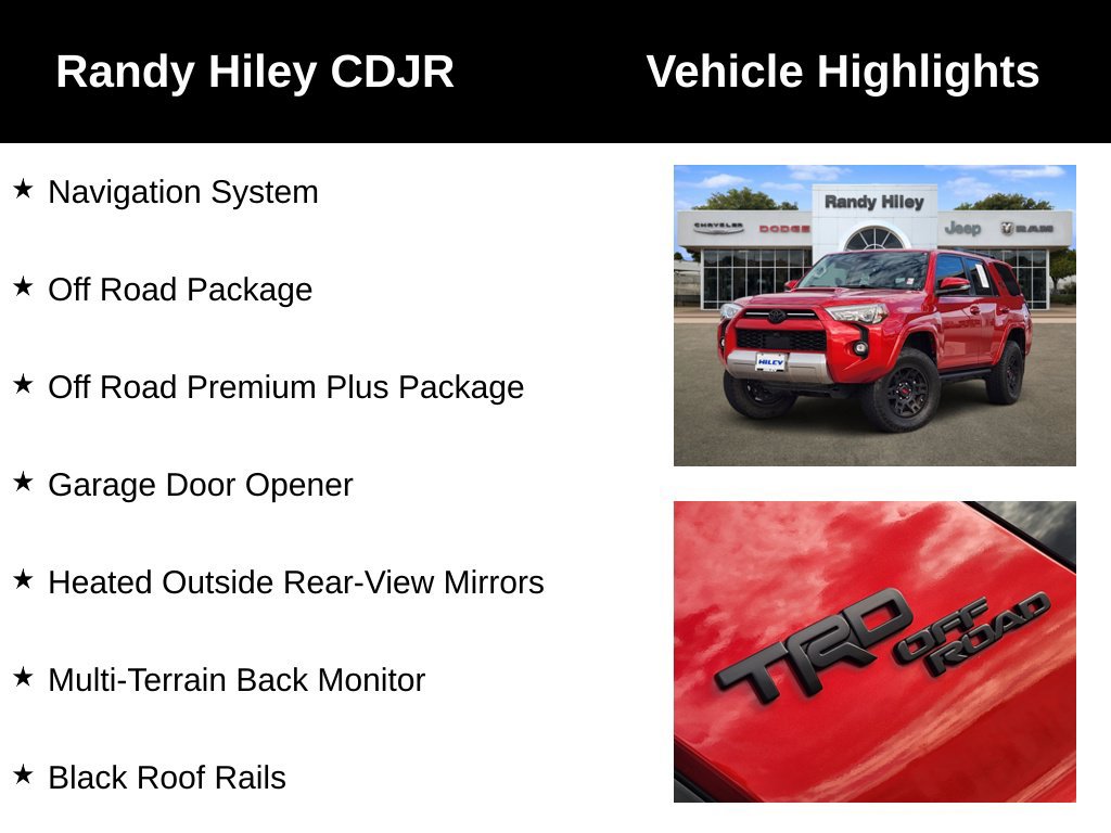 Used 2023 Toyota 4Runner TRD Off-Road Premium w/ Off Road Premium Plus Package AWD/4WD image 5