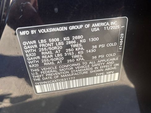 Used 2026 Volkswagen Atlas SE AWD/4WD image 28