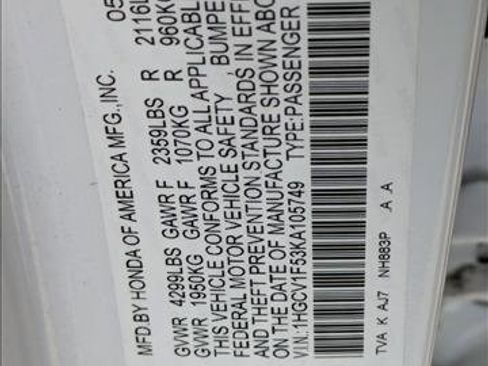 Used 2019 Honda Accord EX-L image 24