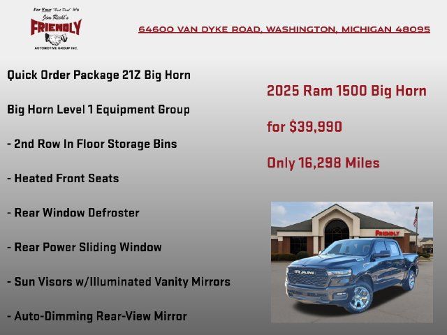 Used 2025 RAM 1500 Big Horn AWD/4WD image 5