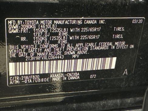 Used 2020 Toyota RAV4 LE image 2