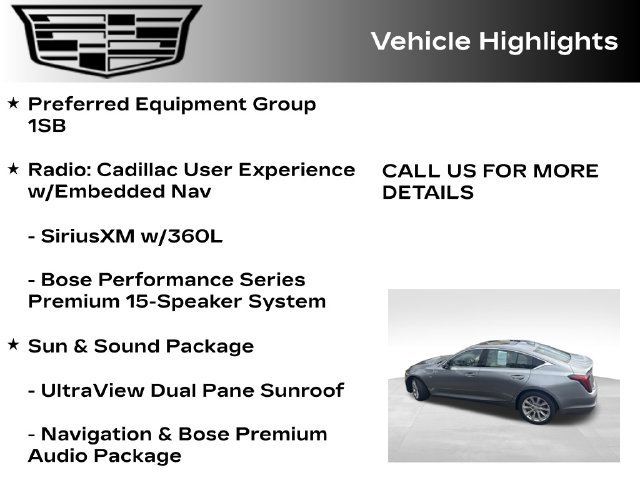 Used 2024 Cadillac CT5 Luxury w/ Sun And Sound Package AWD/4WD image 8