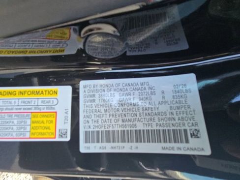 New 2026 Honda Civic Sport image 35