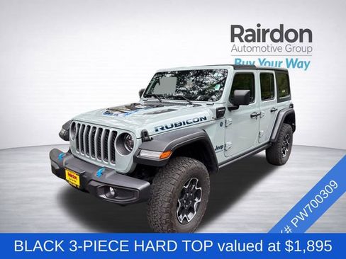 Used 2023 Jeep Wrangler Unlimited Rubicon 4xe w/ Cold Weather Group AWD/4WD image 3