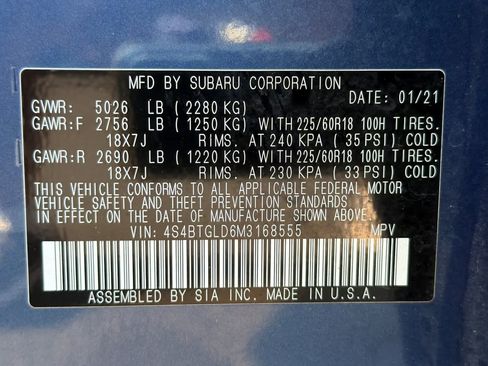 Used 2021 Subaru Outback Onyx Edition XT w/ Popular Package #2 AWD/4WD image 30