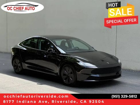 Used 2025 Tesla Model 3 Long Range AWD/4WD image 1