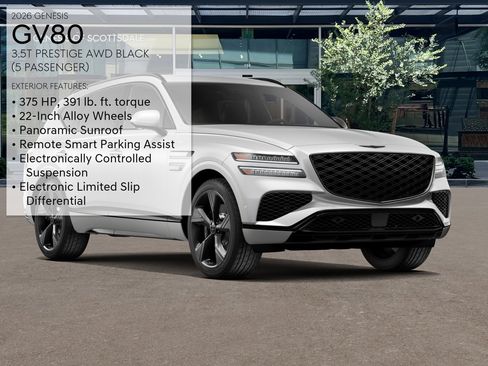 New 2026 Genesis GV80 3.5T Prestige AWD/4WD image 3
