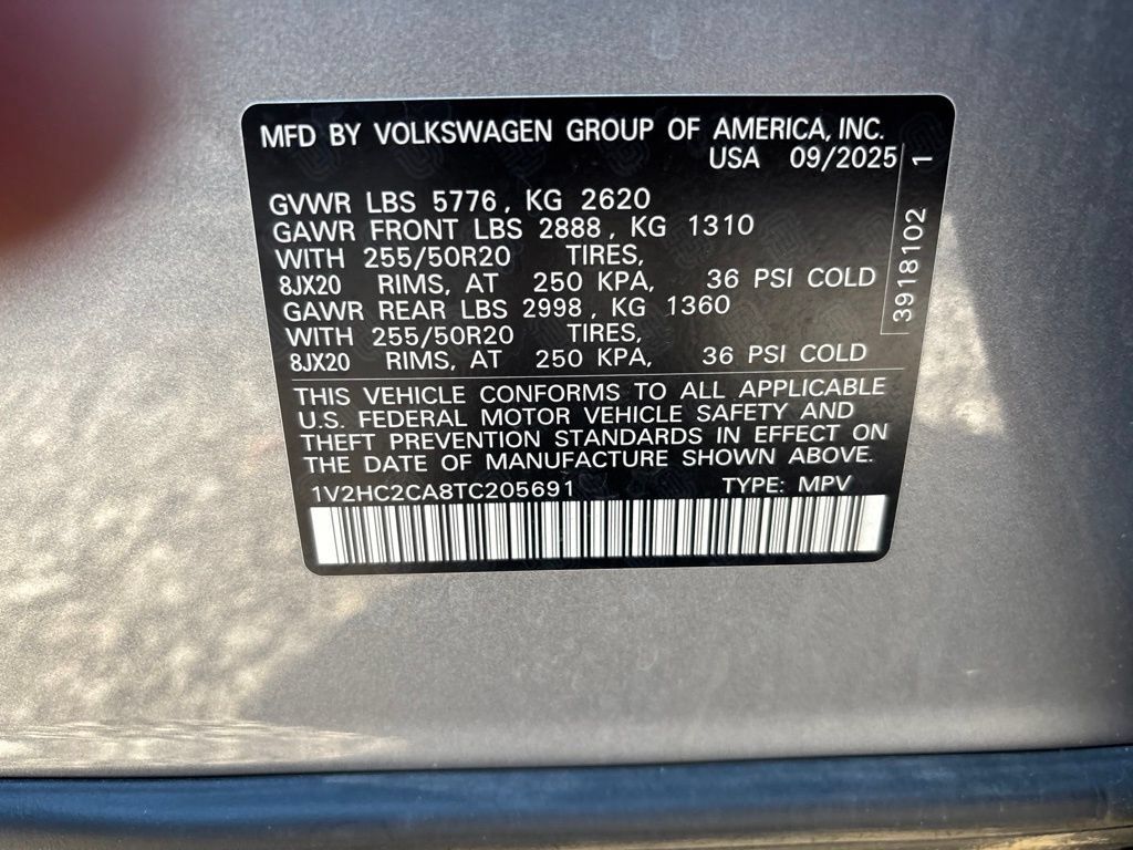 Used 2026 Volkswagen Atlas Cross Sport SE AWD/4WD image 10