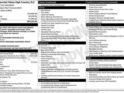 Used 2024 Chevrolet Tahoe High Country RWD image 41