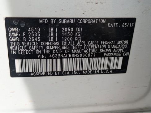 Used 2017 Subaru Legacy 2.5i Premium image 19