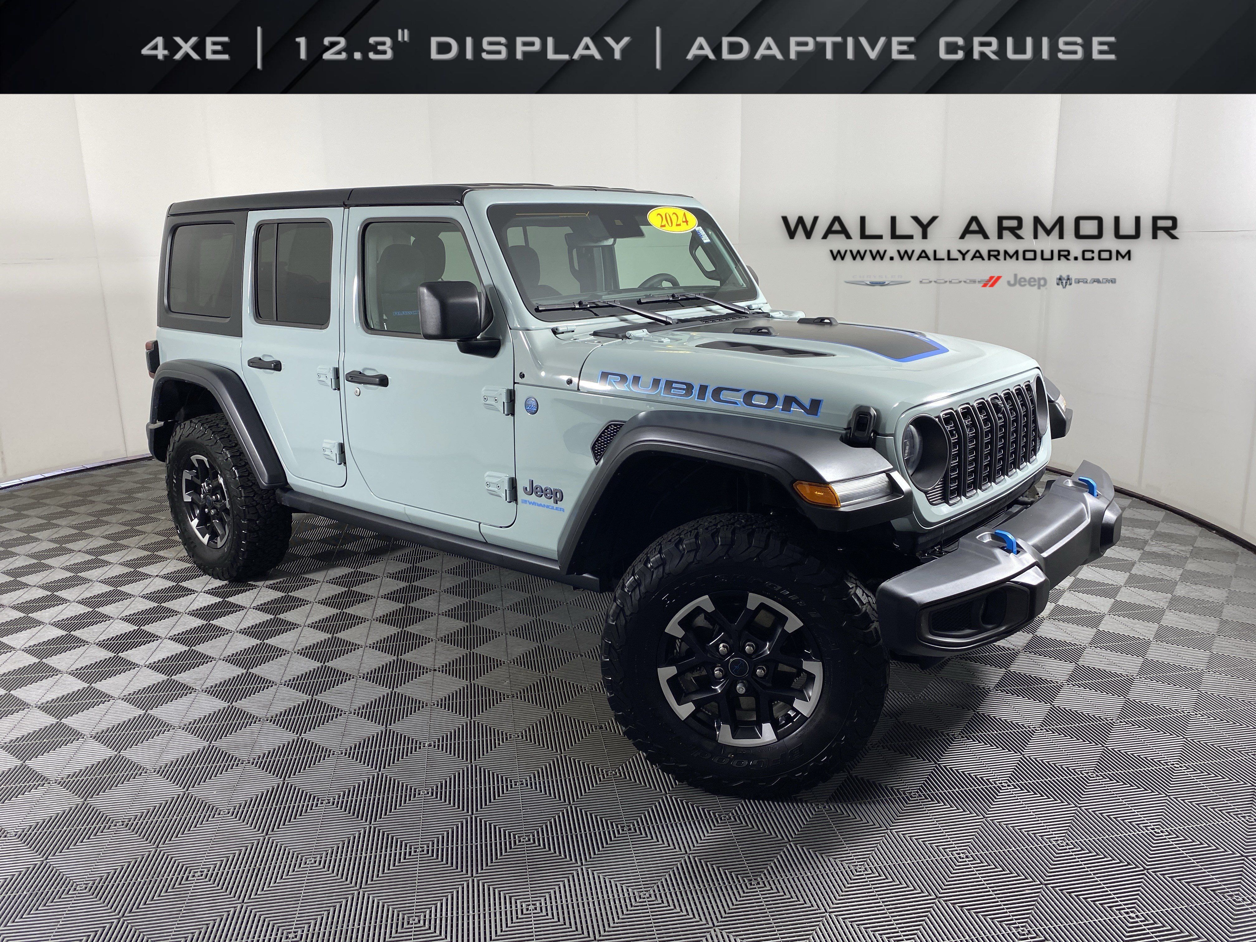 Used 2024 Jeep Wrangler Unlimited Rubicon 4xe w/ Technology Group AWD/4WD image 1