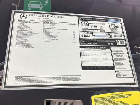 New 2027 Mercedes-Benz CLA 350 image 16