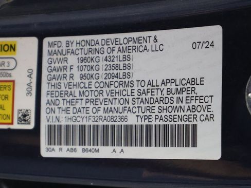 Used 2024 Honda Accord EX image 49