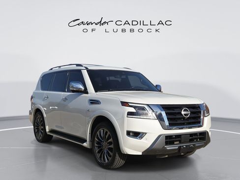 Used 2022 Nissan Armada Platinum w/ Captain's Chairs Package AWD/4WD image 1