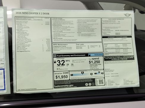 New 2026 MINI Cooper S FWD image 25
