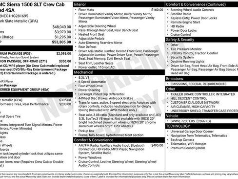 Used 2017 GMC Sierra 1500 SLT w/ SLT Premium Package image 26