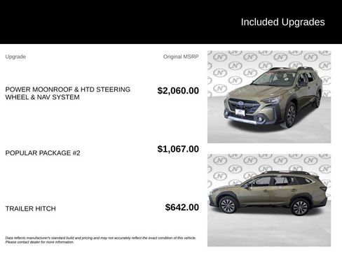 Used 2024 Subaru Outback Limited w/ Popular Package #2 AWD/4WD image 3