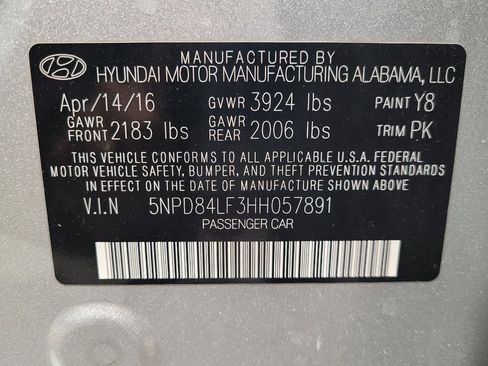 Used 2017 Hyundai Elantra SE w/ SE A/T Tech Package 03 image 33