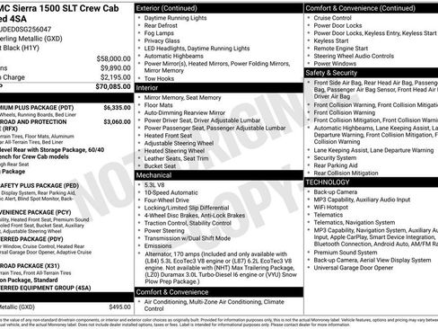 Used 2025 GMC Sierra 1500 SLT w/ SLT Premium Plus Package AWD/4WD image 4