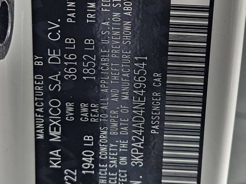 Used 2022 Kia Rio S FWD image 16
